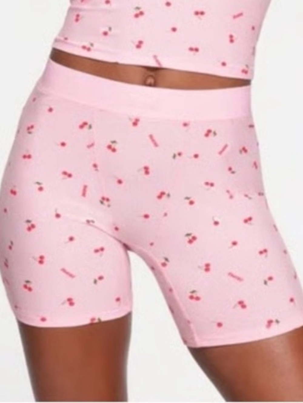 SKIMS SOFT LOUNGE BOXER LIMITED EDITION: CHERRY BLOSSOM PRINT XS
